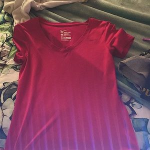 Nike pop pink Dri-fit shirt